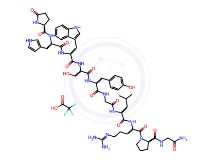 Chemical structure of Gonadorelin Acetate EP Impurity E