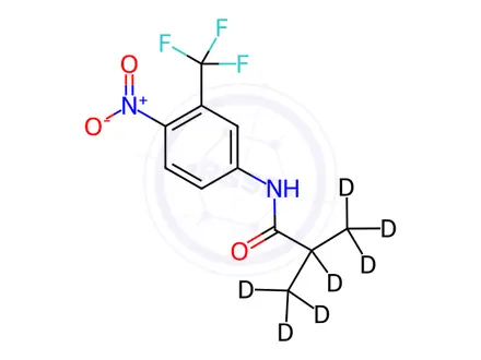 Chemical structure of Flutamide-d7