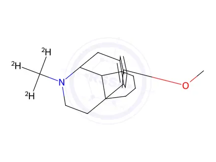 Chemical structure of Dextromethorphan-d3 (100 ug/mL in Methanol)