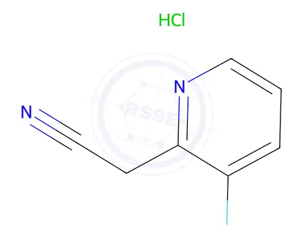 Chemical structure of 2-(3-Fluoropyridin-2-yl)acetonitrile hydrochloride
