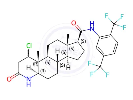 Chemical structure of Dutasteride Impurity F