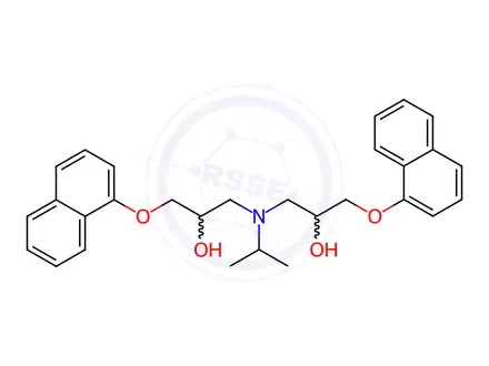 Chemical structure of Propranolol EP Impurity B