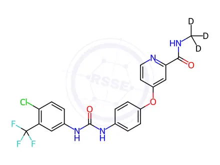 Chemical structure of Sorafenib D3