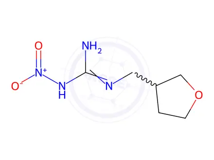 Chemical structure of Dinotefuran-desmethyl