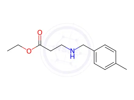 Chemical structure of Ethyl 3-{[(4-methylphenyl)methyl]amino}propanoate