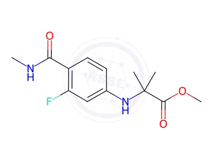 Chemical structure of Enzalutamide Impurity 14
