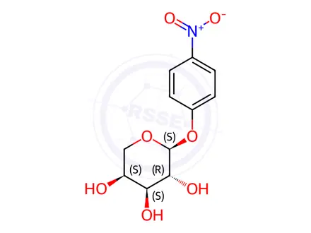 Chemical structure of 4-Nitrophenyl a-L-Arabinopyranoside