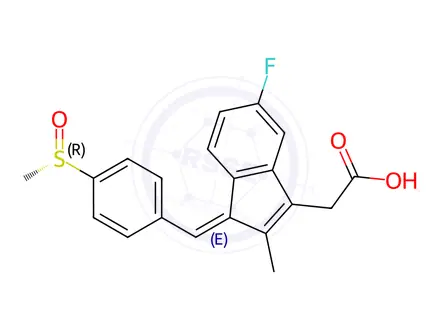 Chemical structure of (S)-Sulindac