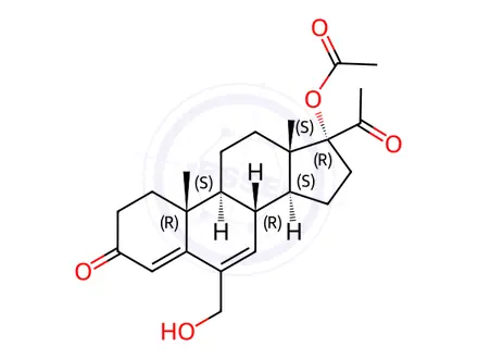 Chemical structure of Megestrol Acetate Impurity 18