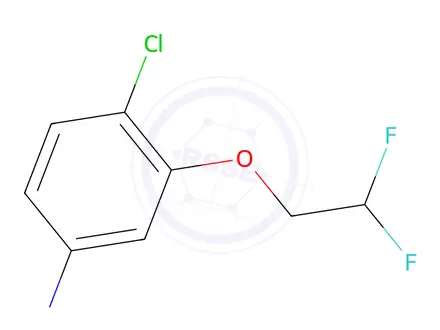 Chemical structure of 4-Chloro-3-(2,2-difluoroethoxy)aniline