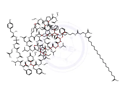 Chemical structure of Retatrutide