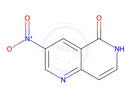 Chemical structure of 3-Nitro-1,6-naphthyridin-5(6H)-one