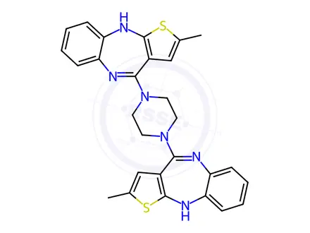 Chemical structure of Olanzapine Impurity I