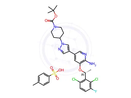 Chemical structure of Crizotinib Impurity 63 ·x p-Toluenesulfonic acid