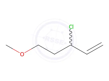 Chemical structure of 3-CHLORO-5-METHOXY-1-PENTENE