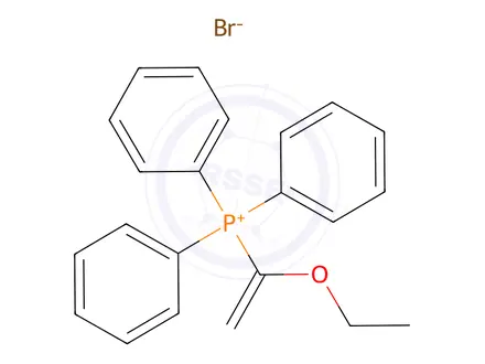 Chemical structure of (α-Ethoxyvinyl)triphenylphosphonium Bromide