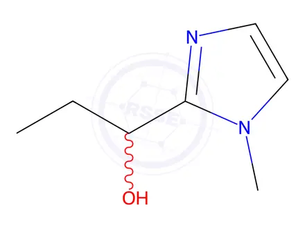 Chemical structure of 1-(1-Methyl-1H-imidazol-2-yl)propan-1-ol