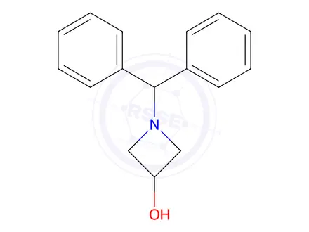 Chemical structure of 1-Benzhydrylazetidin-3-ol methanesulfonate
