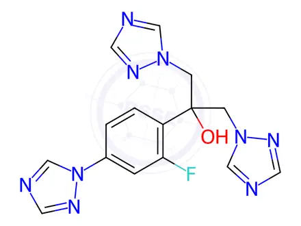 Chemical structure of Fluconazole EP Impurity B (Fluconazole USP Related Compound A)