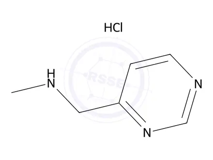 Chemical structure of Methyl-pyrimidin-4-ylmethyl-amine hydrochloride