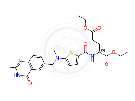 Chemical structure of Raltitrexed Impurity 71