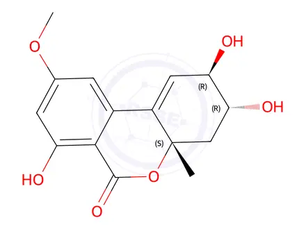 Chemical structure of (+)-Isoaltenuene