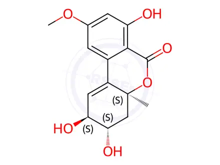Chemical structure of Altenuene in methanol