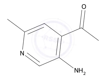 Chemical structure of 1-(5-Amino-2-methylpyridin-4-yl)ethan-1-one