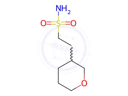 Chemical structure of 2-(oxan-3-yl)ethane-1-sulfonamide