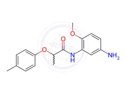 Chemical structure of N-(5-Amino-2-methoxyphenyl)-2-(4-methylphenoxy)-propanamide