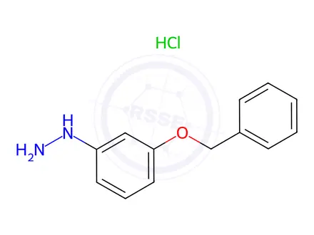 Chemical structure of (3-(Benzyloxy)phenyl)hydrazine Hydrochloride