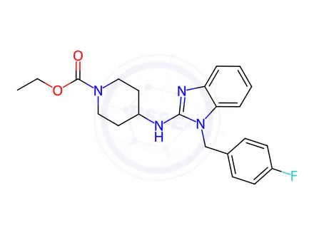 Chemical structure of Astemizole Impurity 2 (N-Ethoxycarbonyl Norastemizole)