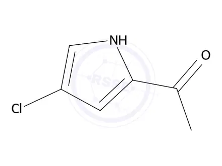 Chemical structure of 1-(4-Chloro-1H-pyrrol-2-yl)ethan-1-one