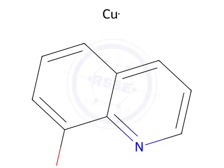 Chemical structure of 8-Hydroxyquinoline Copper Salt