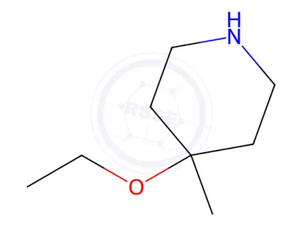 Chemical structure of 4-Ethoxy-4-methylpiperidine