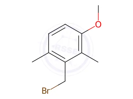 Chemical structure of 3-(bromomethyl)-1-methoxy-2,4-dimethyl-benzene