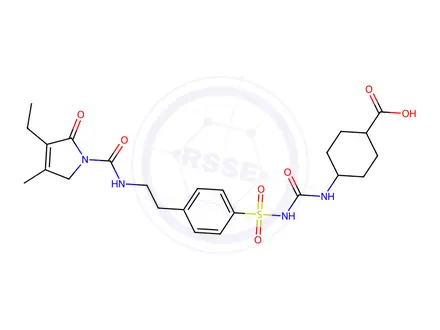 Chemical structure of trans-Carboxy Glimepiride