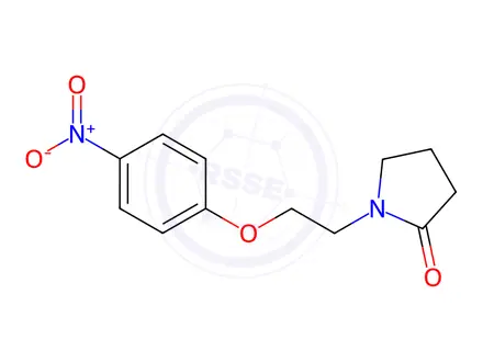 Chemical structure of 1-(2-(4-Nitrophenoxy)ethyl)pyrrolidin-2-one