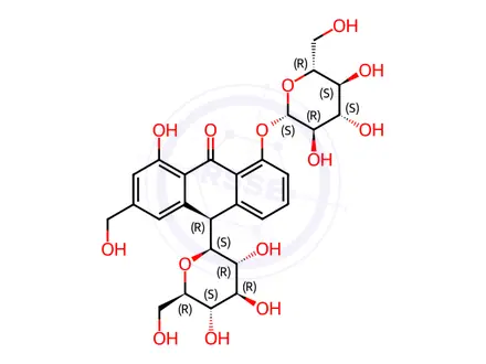 Chemical structure of Cascaroside B