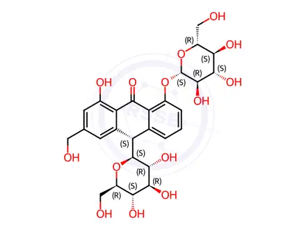 Chemical structure of Cascaroside A