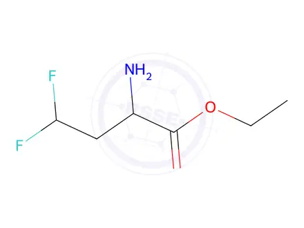 Chemical structure of Ethyl 2-amino-4,4-difluorobutanoate