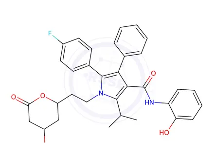 Chemical structure of Atorvastatin Impurity 134