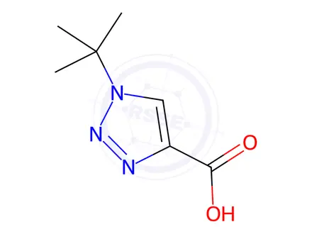 Chemical structure of 1-(tert-Butyl)-1H-1,2,3-triazole-4-carboxylic Acid