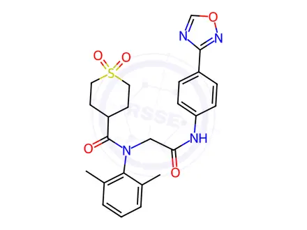 Chemical structure of Amenamevir