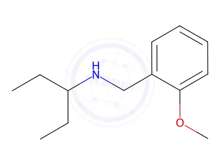 Chemical structure of n-(2-Methoxybenzyl)pentan-3-amine