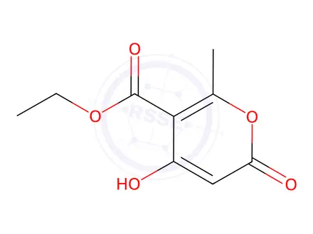 Chemical structure of Ethyl 4-hydroxy-6-methyl-2-oxo-2H-pyran-5-carboxylate