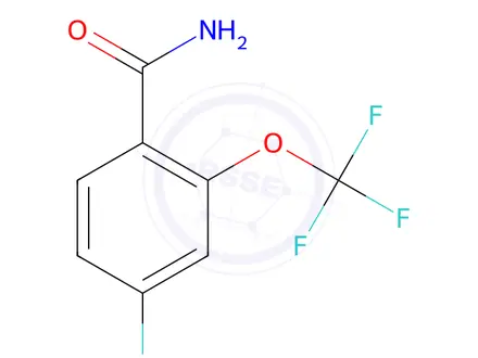 Chemical structure of 4-Fluoro-2-(trifluoromethoxy)benzamide