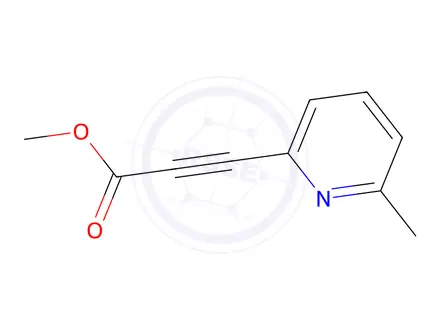 Chemical structure of methyl 3-(6-methylpyridin-2-yl)prop-2-ynoate