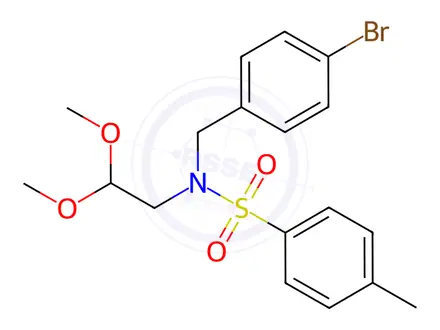 Chemical structure of N-(4-broMobenzyl)-N-(2,2-diMethoxyethyl)-4-MethylbenzenesulfonaMide