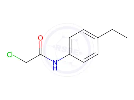 Chemical structure of 2-Chloro-N-(4-ethylphenyl)acetamide